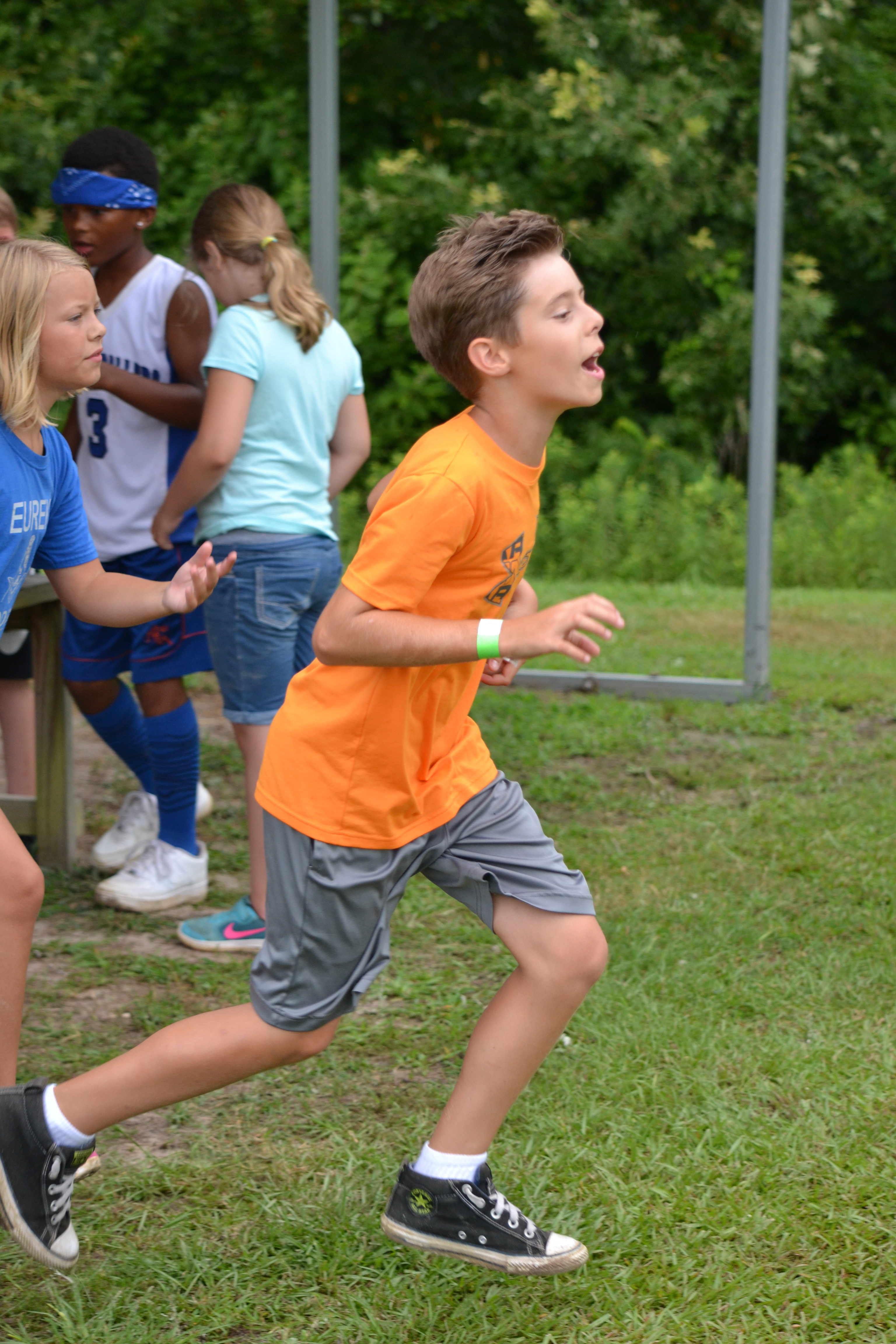 boy running