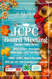 Cover photo for November JCPC Board Meeting