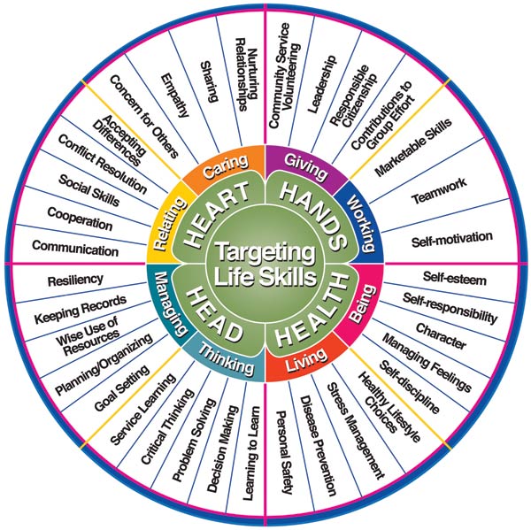 4-H Life Skills Wheel