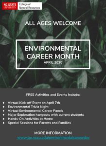 Cover photo for April Is Environmental Career Month