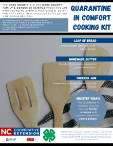 Cover photo for Quarantine in Comfort Cooking Kit