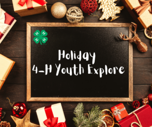 Cover photo for Holiday 4-H Youth Explore