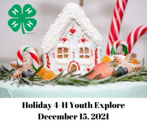 Cover photo for Holiday 4-H Youth Explore