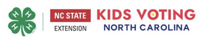 NC State Extension, Kids Voting North Carolina Logo
