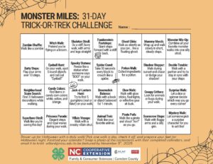 Cover photo for Join the Monster Miles: Trick-or-Trek, 31-Day Challenge