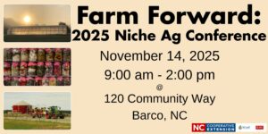 Cover photo for 2025 Northeast NC Niche Ag Conference