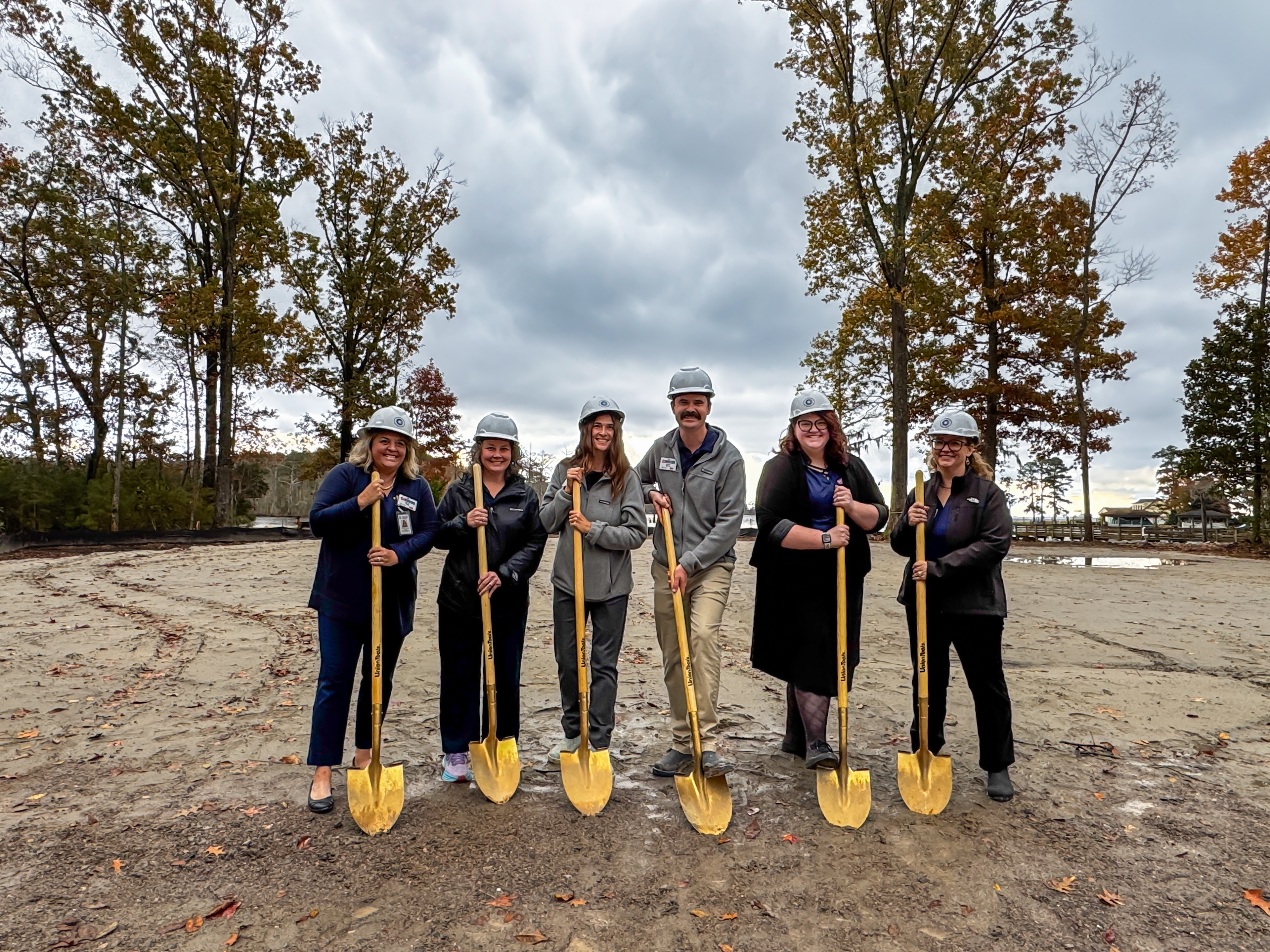 Camden Extension Staff at Groundbreaking Ceremony